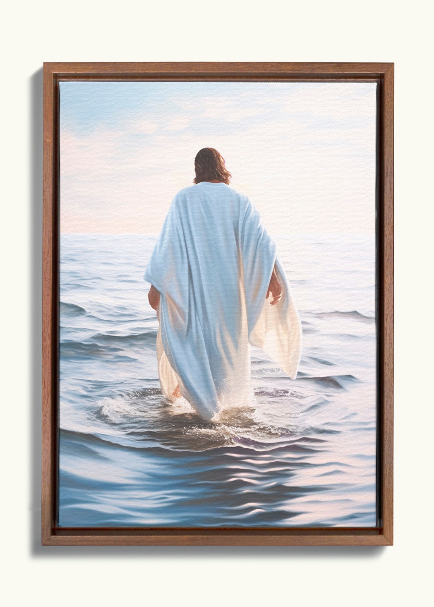 Framed Canvas | He Walked on Water