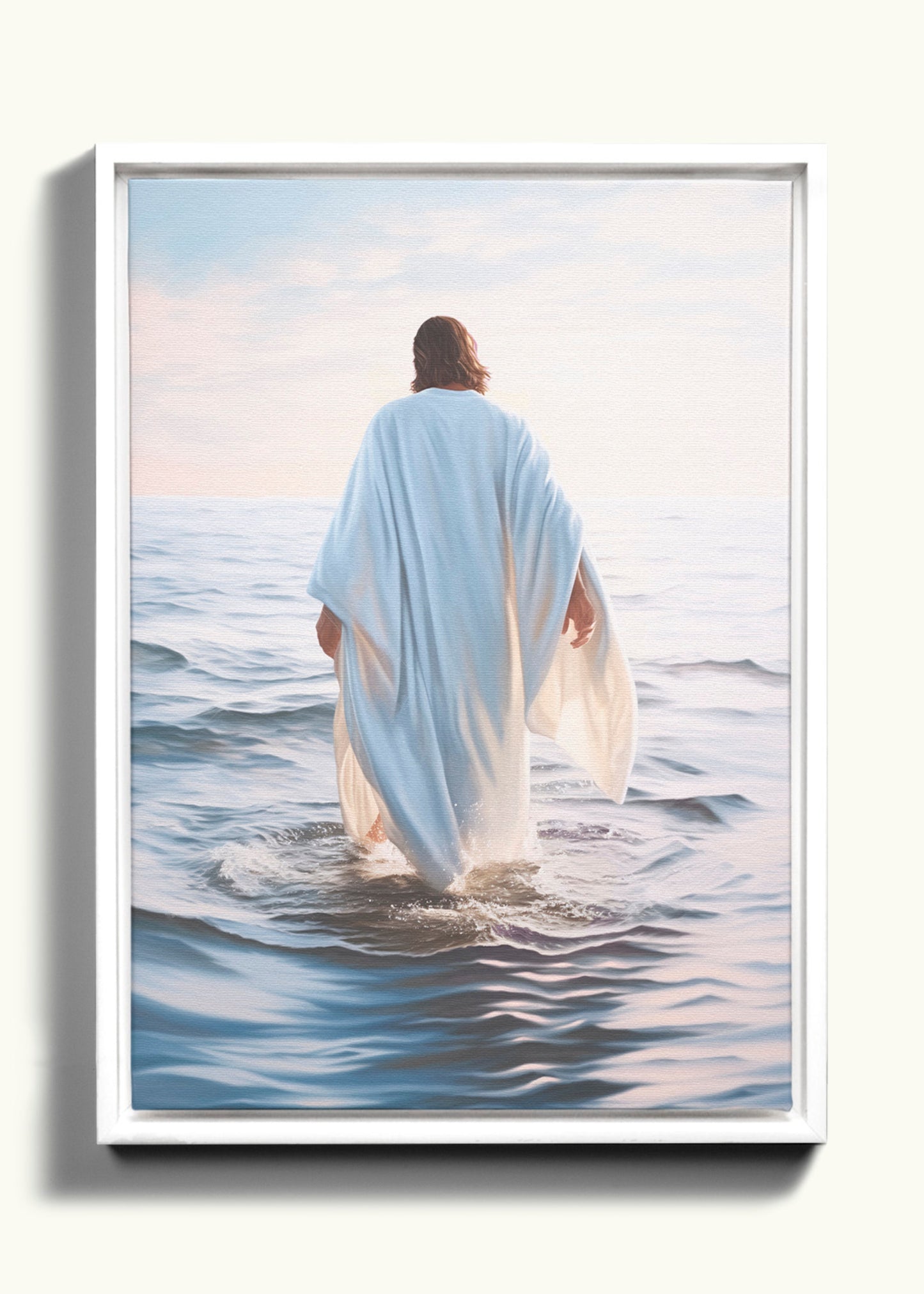 Framed Canvas | He Walked on Water