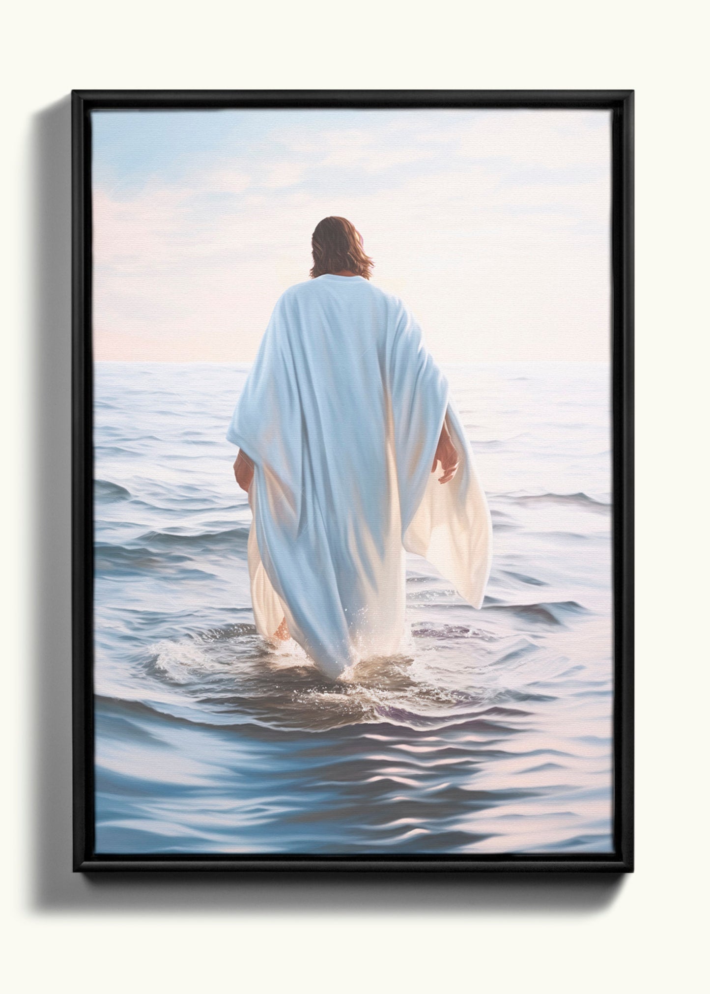 Framed Canvas | He Walked on Water